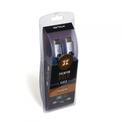 Cablu video Serioux Premium Gold, HDMI tata - HDMI tata, Ethernet Cablu video Serioux Premium Gold, HDMI tata - HDMI tata, Ethernet