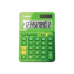 Calculator birou Canon LS123KGR verde, 12 digiti, ribbon, display LCD Calculator birou Canon LS123KGR verde, 12 digiti, ribbon, display LCD