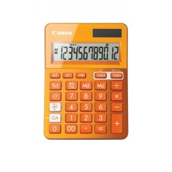 Calculator birou Canon LS123KOR portocaliu, 12 digiti, ribbon, display LCD Calculator birou Canon LS123KOR portocaliu, 12 digiti, ribbon, display LCD