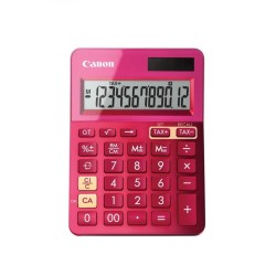 Calculator birou Canon LS123KPK roz, 12 digiti, ribbon, display LCD Calculator birou Canon LS123KPK roz, 12 digiti, ribbon, display LCD