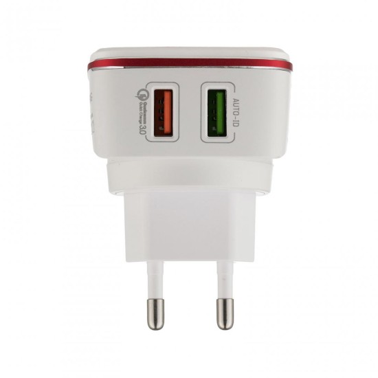 Incarcator Serioux, Fast Charge, 2 porturi USB, 5V 3A, 9V 2A, 12v 1.5A image