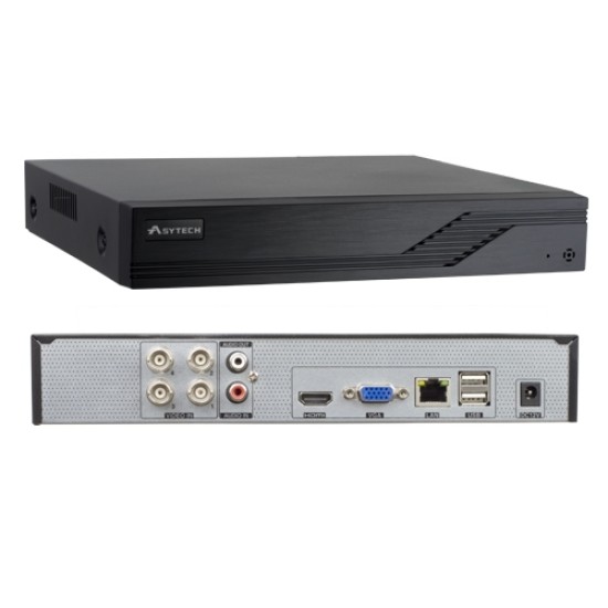 DVR 4 canale video 1080P, 1 canal audio, ASYTECH VT-1404HP DVR-uri supraveghere video image