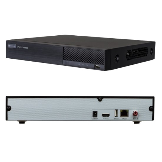 NVR 4 canale IP 5MP, ASYTECH VT-N1304H image