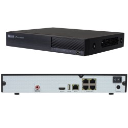 NVR 4 canale IP 5MP, PoE integrat 4 porturi, ASYTECH VT-N1304HC-4P