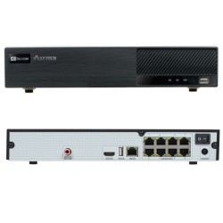NVR 8 canale 5MP, PoE integrat 8 porturi, ASYTECH VT-N1308HC-8P