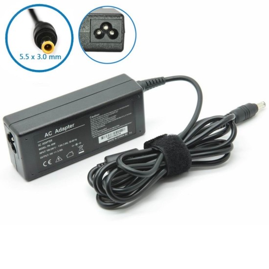 Alimentator, incarcator pentru laptop Samsung 60W 19V/3.16A 5.5 x 3.0 mm cu pin interior Alimentator laptop SAMSUNG image