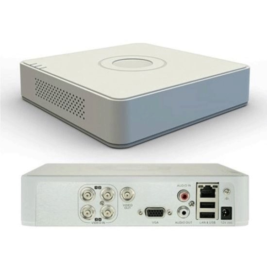 DVR 4 canale video 4MP, 1 canal audio, HIKVISION DS-7104HQHI-K1 image