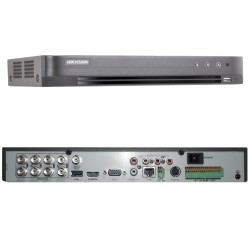DVR 8 canale video PoC 8 MP, 4 canale audio, Alarma: 8 intrari, 4 iesire, HIKVISION DS-7208HUHI-K2-P