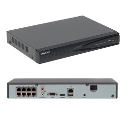 NVR 4K 8 canale 8MP, PoE integrat 8 porturi, HIKVISION DS-7608NI-K1-8P(B)