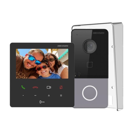 KIT videointerfon pentru 1 familie, Wi-Fi 2.4Ghz, monitor 4.3 inch - HIKVISION KIT videointerfon pentru 1 familie, Wi-Fi 2.4Ghz, monitor 4.3 inch - HIKVISION Videointerfoane image