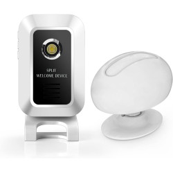 kit senzor de miscare si sonerie wireless cu mode de functionare bun venit, alarma, sonerie, lumina noapte kit senzor de miscare si sonerie wireless cu mode de functionare bun venit, alarma, sonerie, lumina noapte