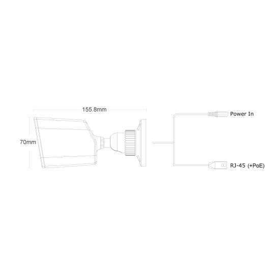 Camera supraveghere video IP 4MP, 3.6MM, IR 15M, PROVISION-ISR I1-340IP5S36 Camere video IP image
