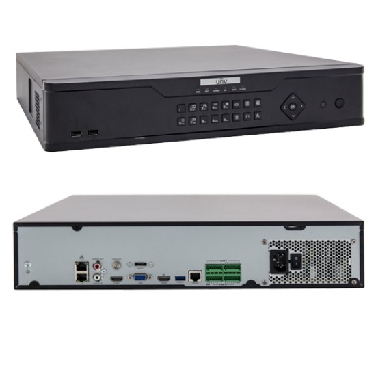 NVR 4K 32 canale 12MP, UNIVIEW NVR308-32E-B image