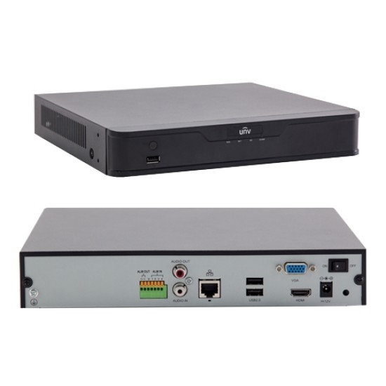 NVR 4K 4 canale 8MP, UNIVIEW NVR301-04E NVR image