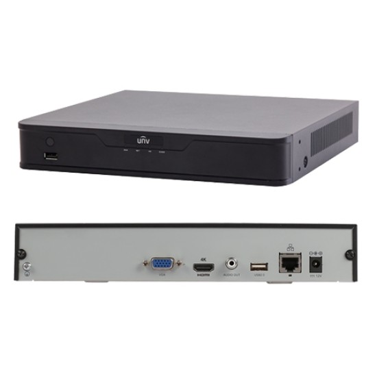 NVR 4K 8 canale 8MP, UNIVIEW NVR302-08S image