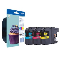 Cartus Brother LC-123RBW CMY ORIGINAL 3x 600 pag - LC123RBWBP