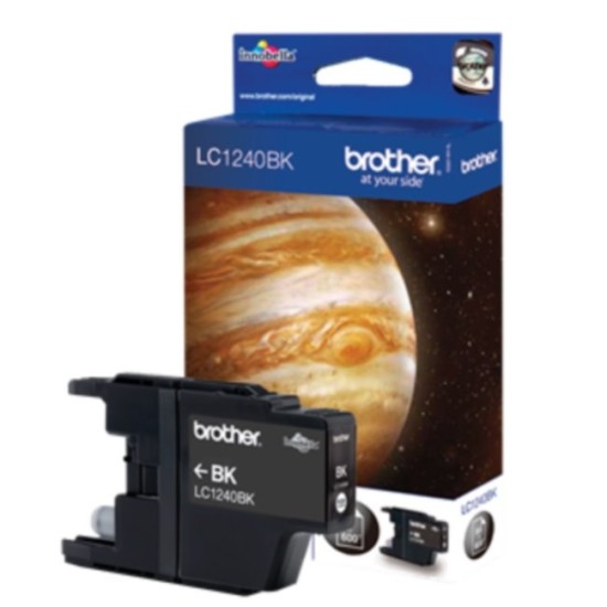 Cartus Brother LC-1240BK Black ORIGINAL 600 pag - LC1240BK Cartus cerneala Brother image