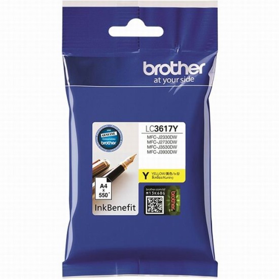 Cartus Brother LC-3617Y Yellow ORIGINAL 550 pag - LC3617Y image