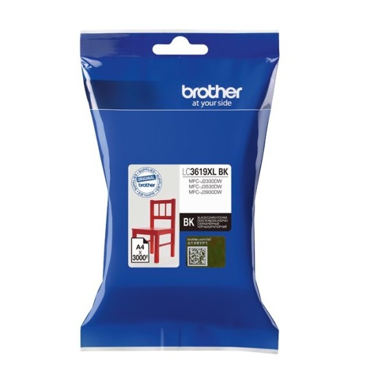 Cartus Brother LC-3619XLBK Black ORIGINAL 3.000 pag - LC3619XLBK image