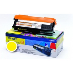 Cartus toner Brother TN-320Y Galben ORIGINAL 1.500 pag (TN320Y)