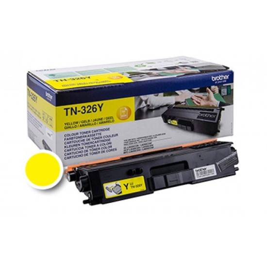 Cartus toner Brother TN-326Y Galben ORIGINAL 3.500 pag (TN326Y) image