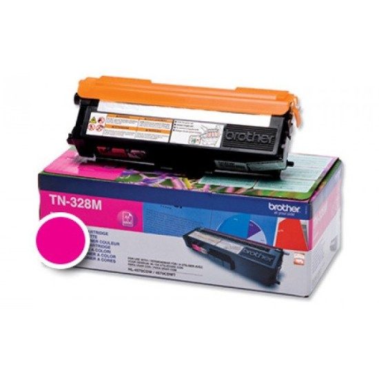 Cartus toner Brother TN-328M Magenta 6.000 pag (TN328M) image
