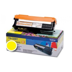 Cartus toner Brother TN-328Y Galben ORIGINAL 6.000 pag (TN328Y)