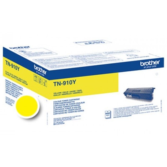 Cartus toner Brother TN-910Y Galben ORIGINAL 9.000 pag (TN910Y) Cartus toner Brother image