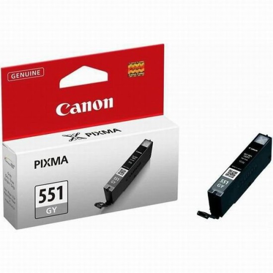 Cartus cerneala Canon CLI-551GY Grey ORIGINAL 7ml - CLI551GY Cartus cerneala Canon image