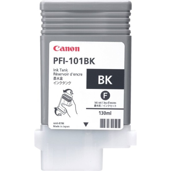 Cartus cerneala Canon PFI-101BK Negru ORIGINAL 130ml - PFI101BK image