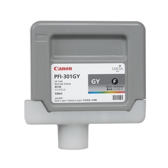 Cartus cerneala Canon PFI-301GY Grey ORIGINAL 330ml - PFI301GY image