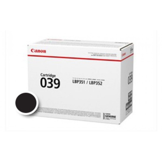 cartus toner Canon 039 Negru ORIGINAL 11.000 pag image