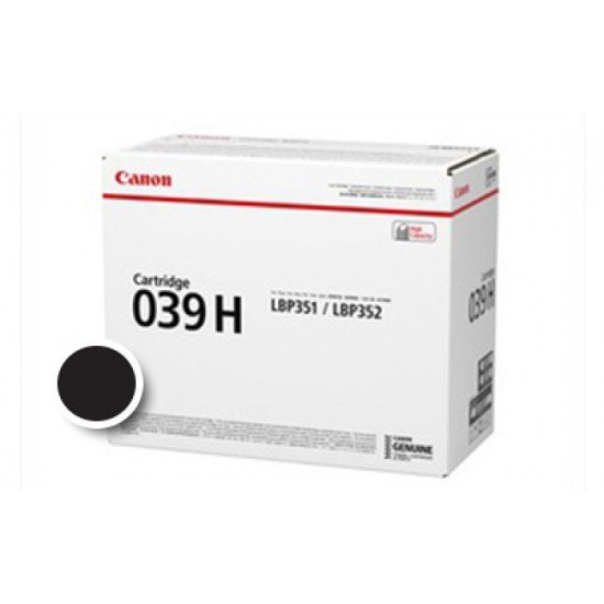cartus toner Canon 039H Negru ORIGINAL 25.000 pag Cartus toner Canon image