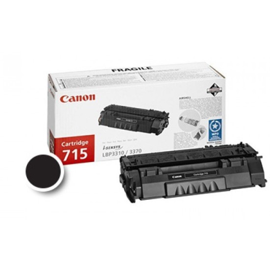 cartus toner Canon CRG-715 Negru ORIGINAL 3.000 pag image