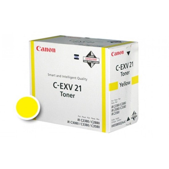 cartus toner Canon C-EXV21Y Galben ORIGINAL 14.000 pag image