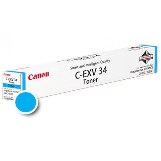 cartus toner Canon C-EXV34C Cyan ORIGINAL 19.000 pag image