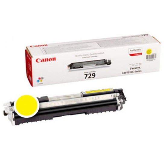cartus toner Canon CRG-729Y Galben ORIGINAL 1.000 pag image