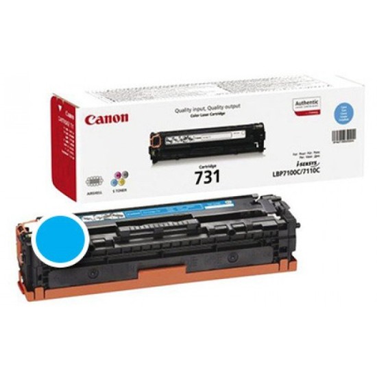 cartus toner Canon CRG-731C Cyan ORIGINAL 1.500 pag Cartus toner Canon image