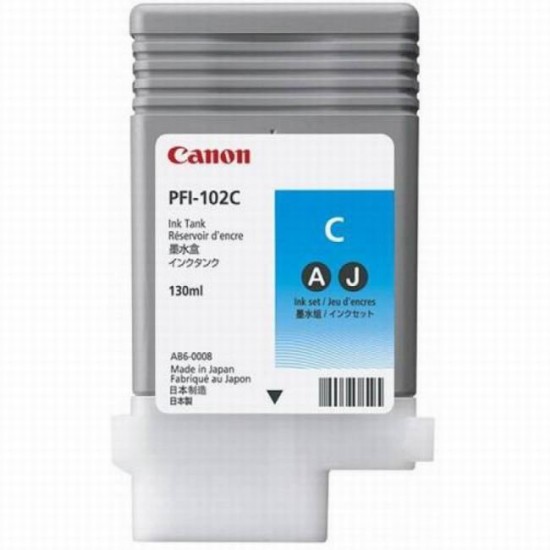 Cartus cerneala Canon PFI-102C Cyan ORIGINAL 130ml - PFI102C image