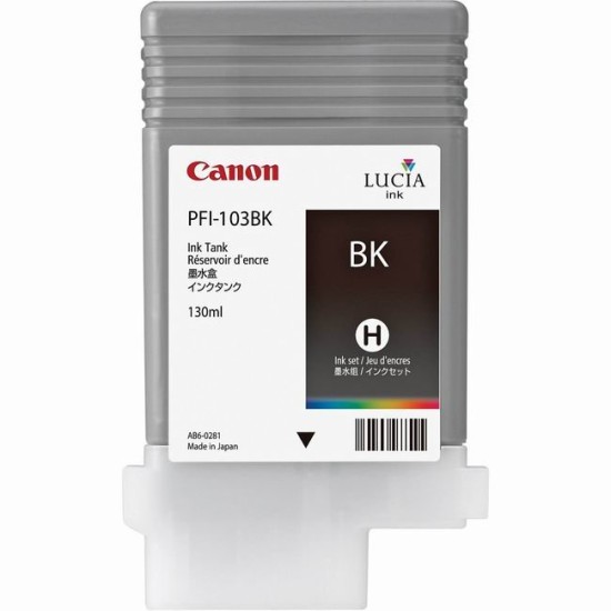 Cartus cerneala Canon PFI-103BK Negru ORIGINAL 130ml - PFI103BK Cartus cerneala Canon image