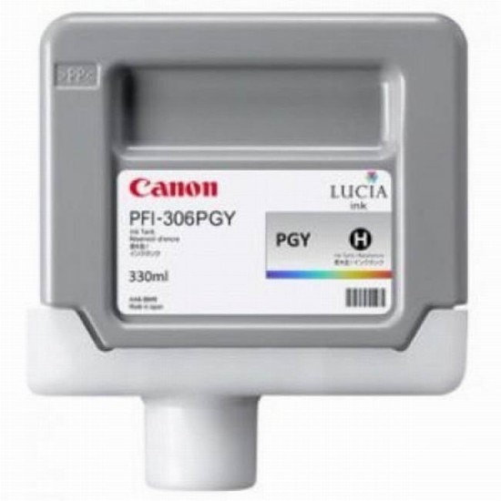 Cartus cerneala Canon PFI-306PG Photo Grey 330ml - PFI306PG image