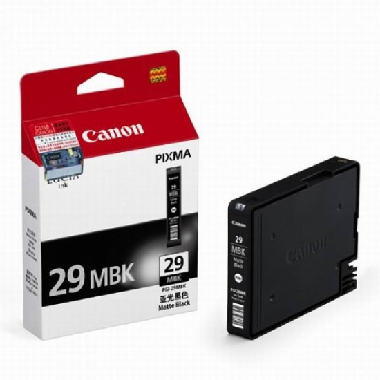 Cartus cerneala Canon PGI-29MBK Matte Black ORIGINAL - PGI29MBK image