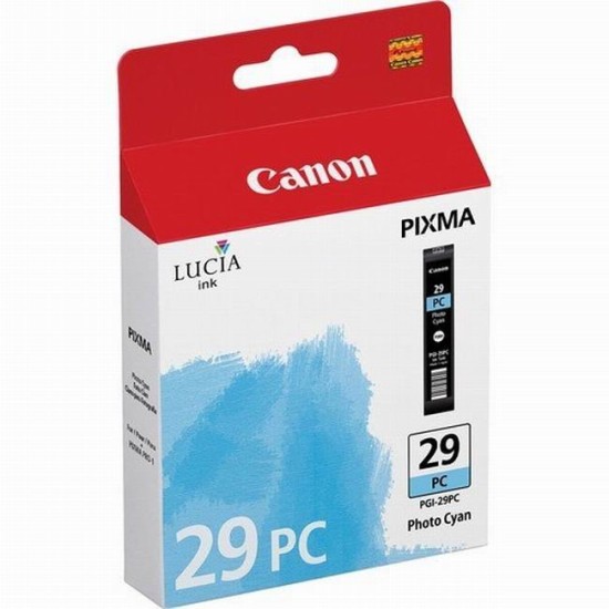 Cartus cerneala Canon PGI-29PC Photo Cyan 36ml 1445pag PGI29PC Cartus cerneala Canon image