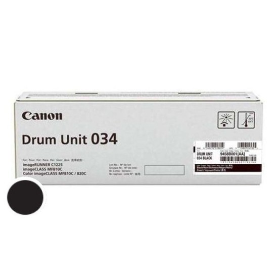 Unitate cilindru Canon 034BK Negru (Drum Unit 034BK) Unitate imagine, Drum image