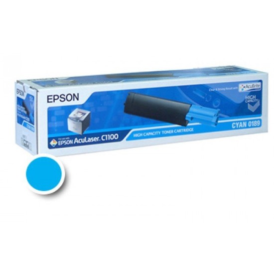 cartus toner Epson C1100 Cyan ORIGINAL 4.000 pag ( Epson 0189) Cartus toner Epson image