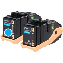 cartus toner Epson C9300 Cyan ORIGINAL 2x7.500 pag ( Epson 0608)