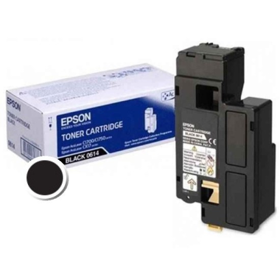 cartus toner Epson C1700 Negru ORIGINAL 2.000 pag ( Epson 0614) Cartus toner Epson image