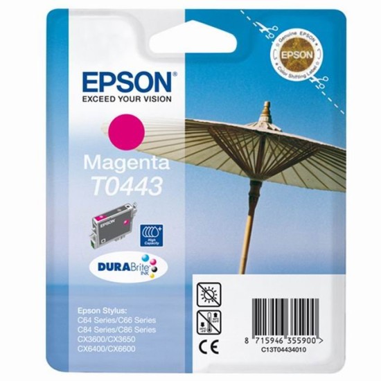 cartus cerneala Epson T0443 Magenta (C13T04434010) 18ml Cartus cerneala Epson image