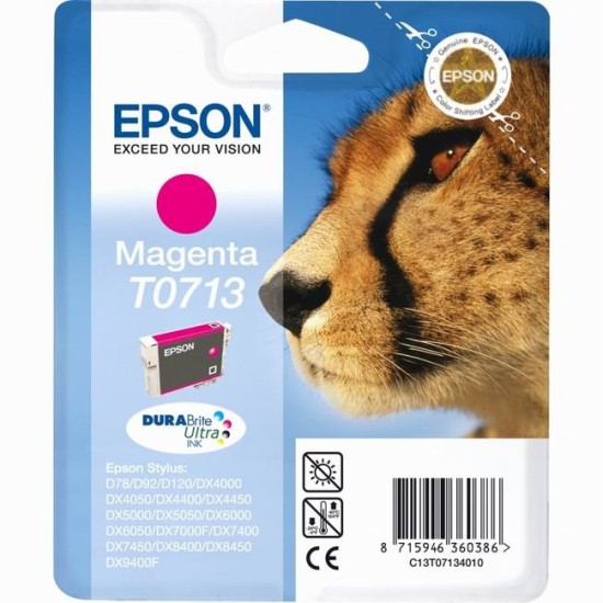 cartus cerneala Epson T0713 Magenta (C13T07134011) 5.5ml 310 pag Cartus cerneala Epson image