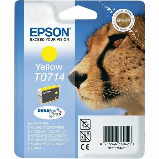 cartus cerneala Epson T0714 Galben (C13T07144011) 5.5ml 310 pag Cartus cerneala Epson image